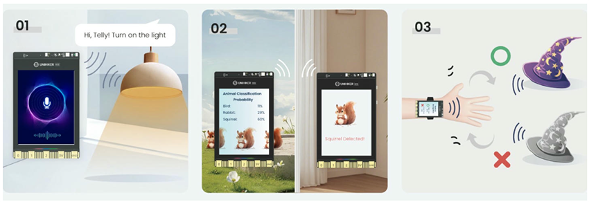 資訊圖 - DFRobot UNIHIKER K10 AI程式設計板